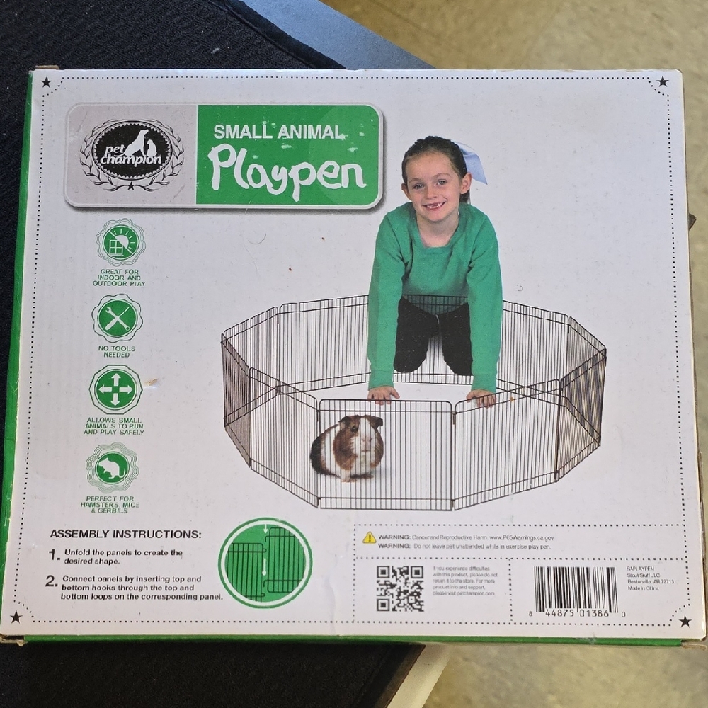 Champion Small Animal Playpen - Gray
